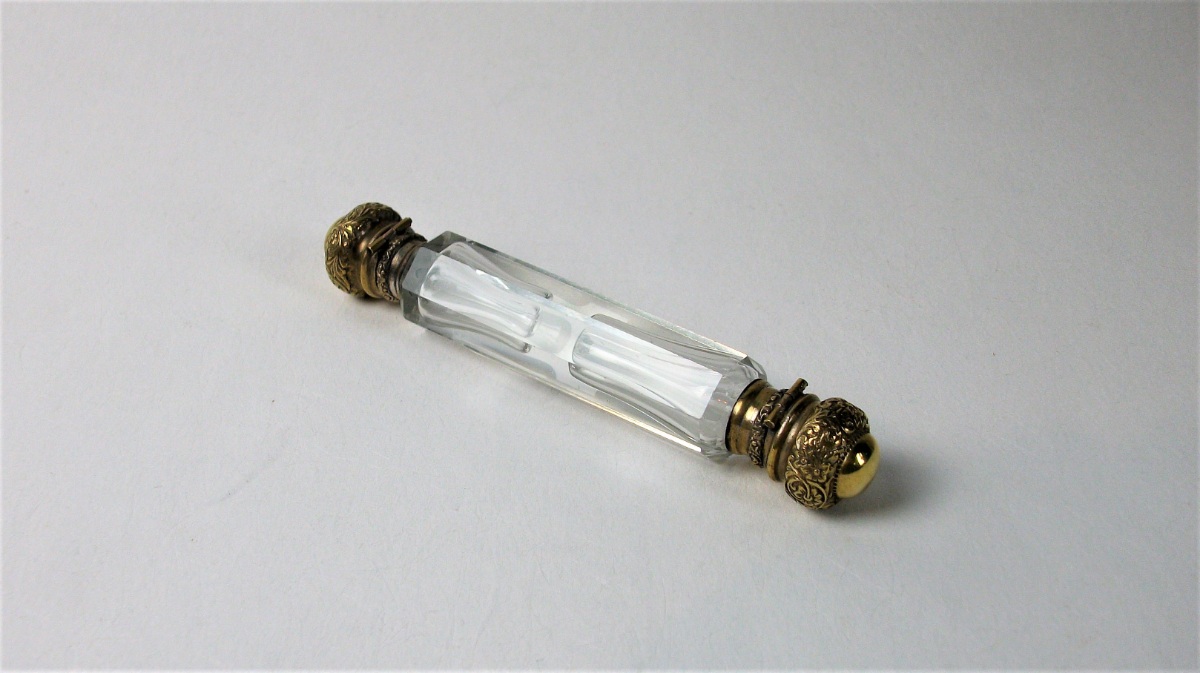 	Antique Silver Gilt Double - Ended Scent Bottle